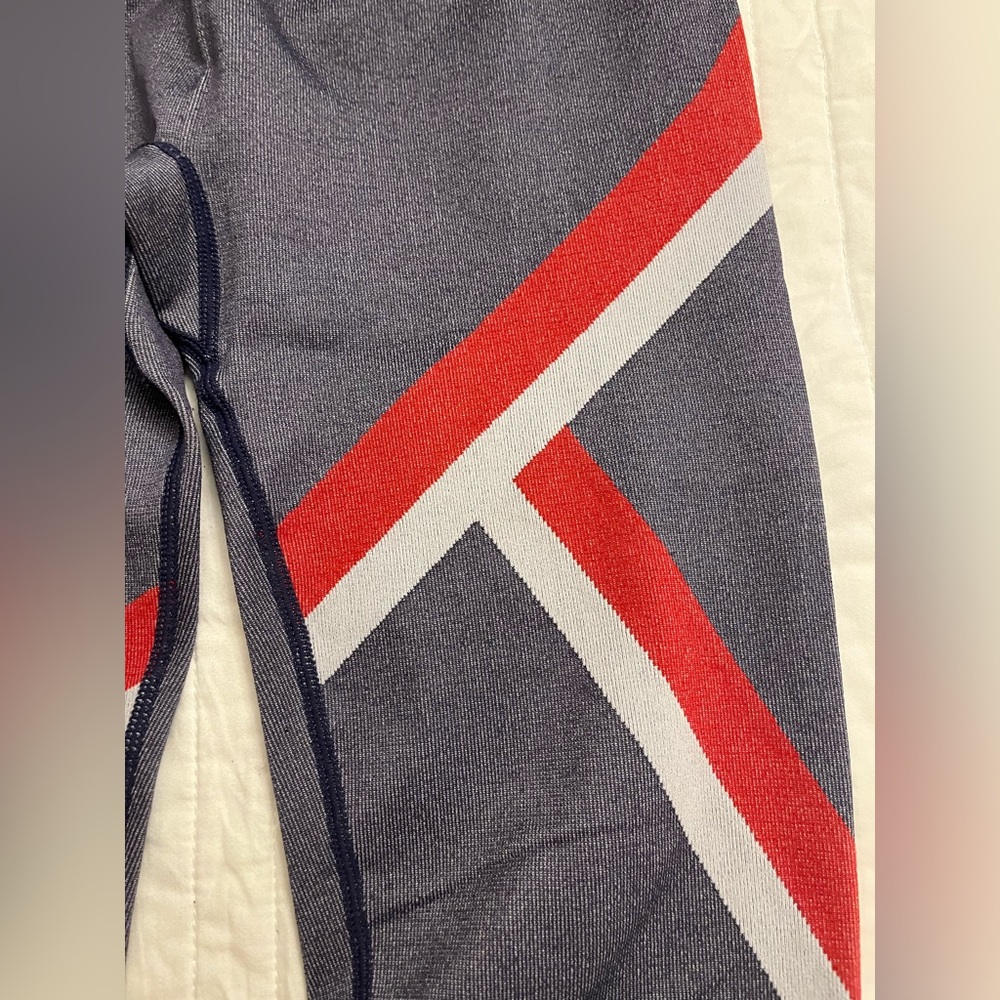 Champion red white and blue leggings - Picture 2 of 4